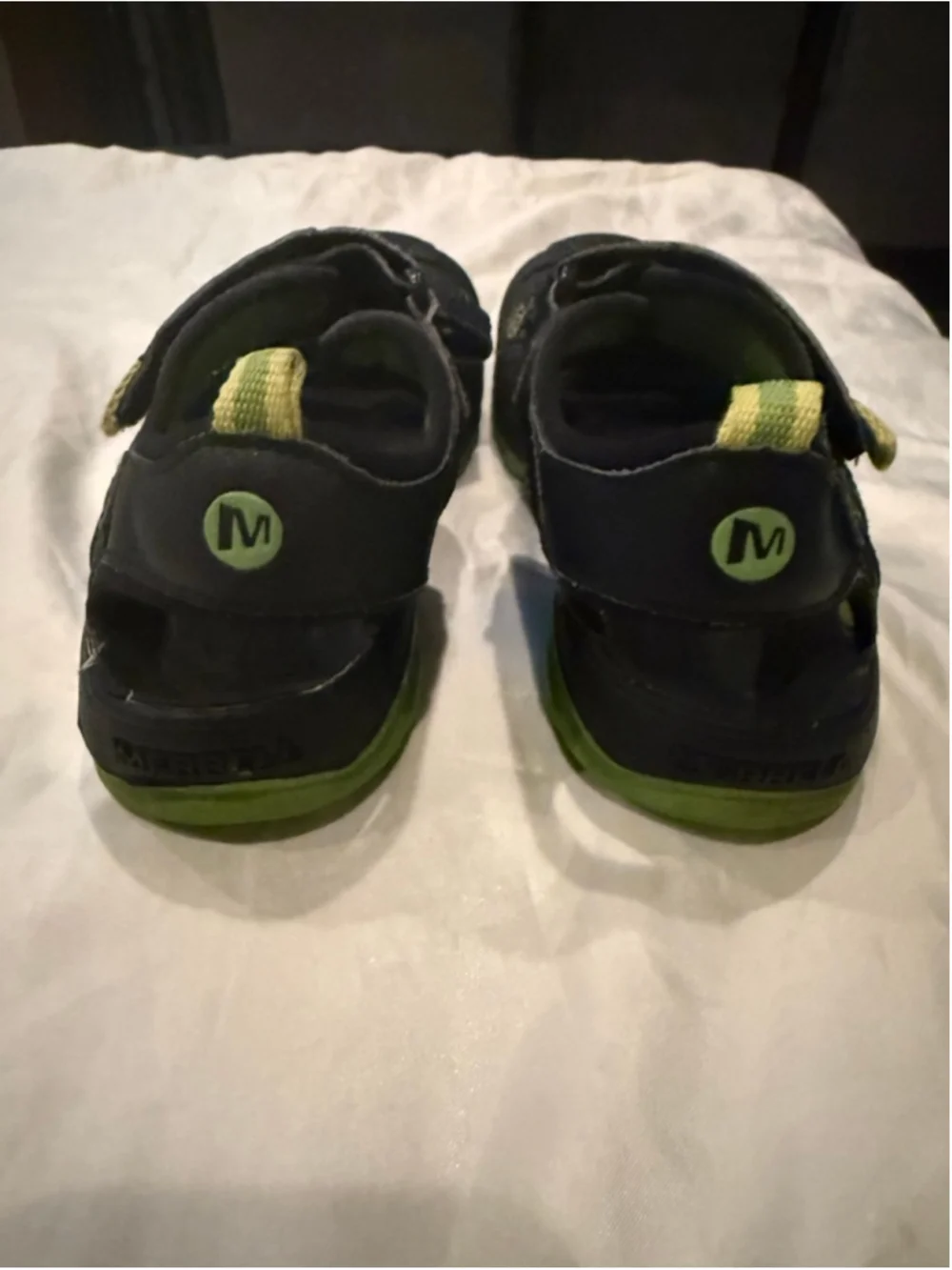 Boys Merrell Hydro Rapid Water Shoes 13 Black Green